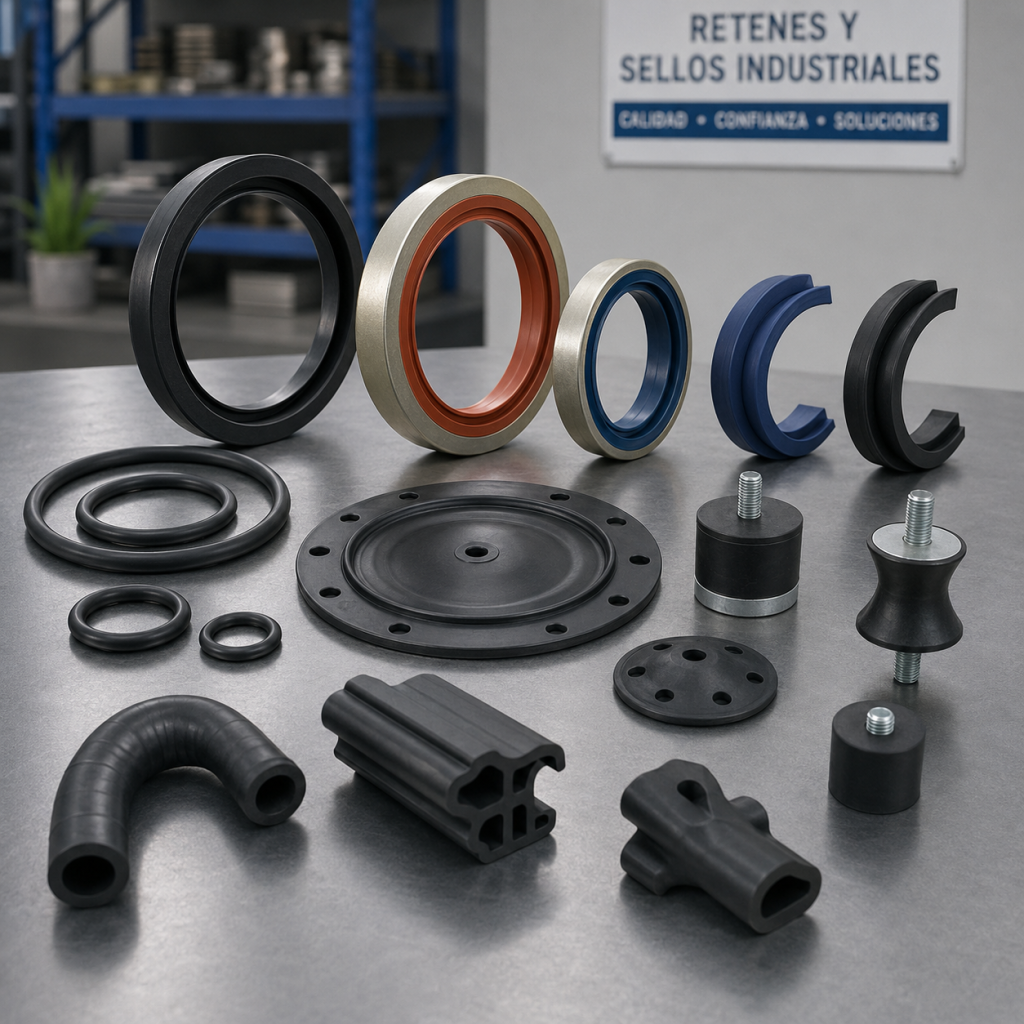 Venta de retenes y sellos Retenes, O-rings y sellos industriales para aplicaciones de sellado